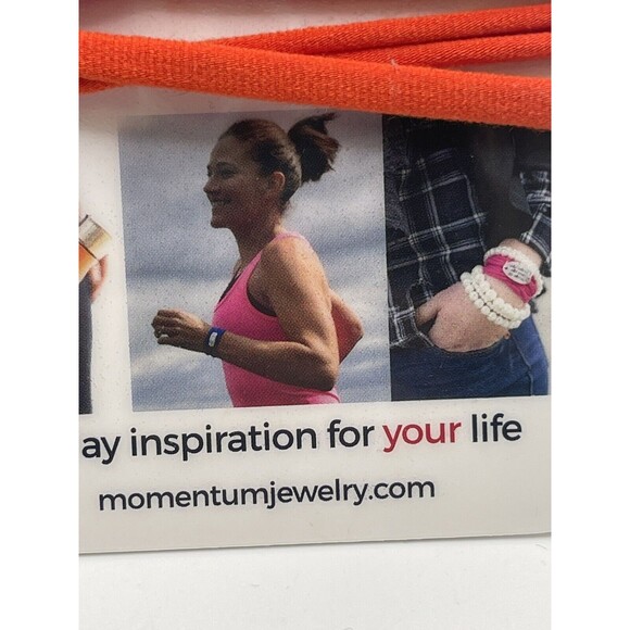 Momentum Motivation Inspirational BELIEVE IN YOURSELF Orange Wrap Bracelet New - Picture 4 of 7